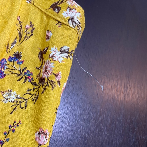 NEW Mustard Floral Dress - Picture 5 of 8